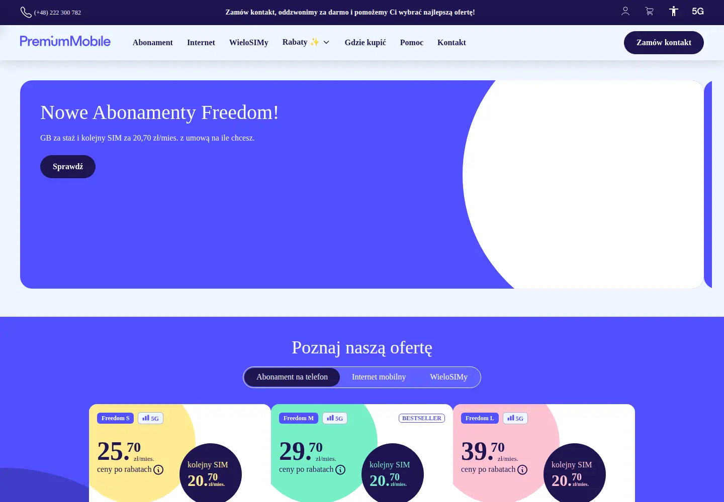 Screenshot of premiummobile.pl