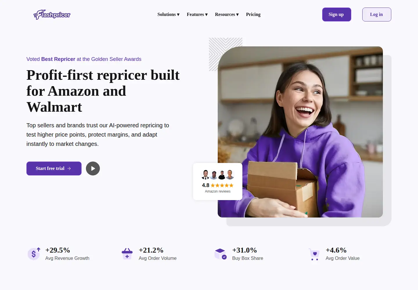 Screenshot of flashpricer.com