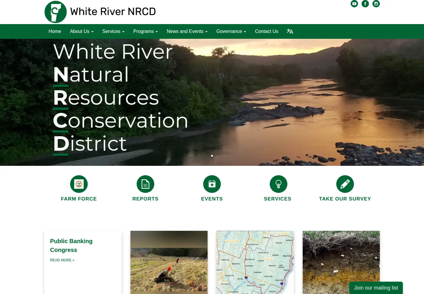 Screenshot of whiterivernrcd.org