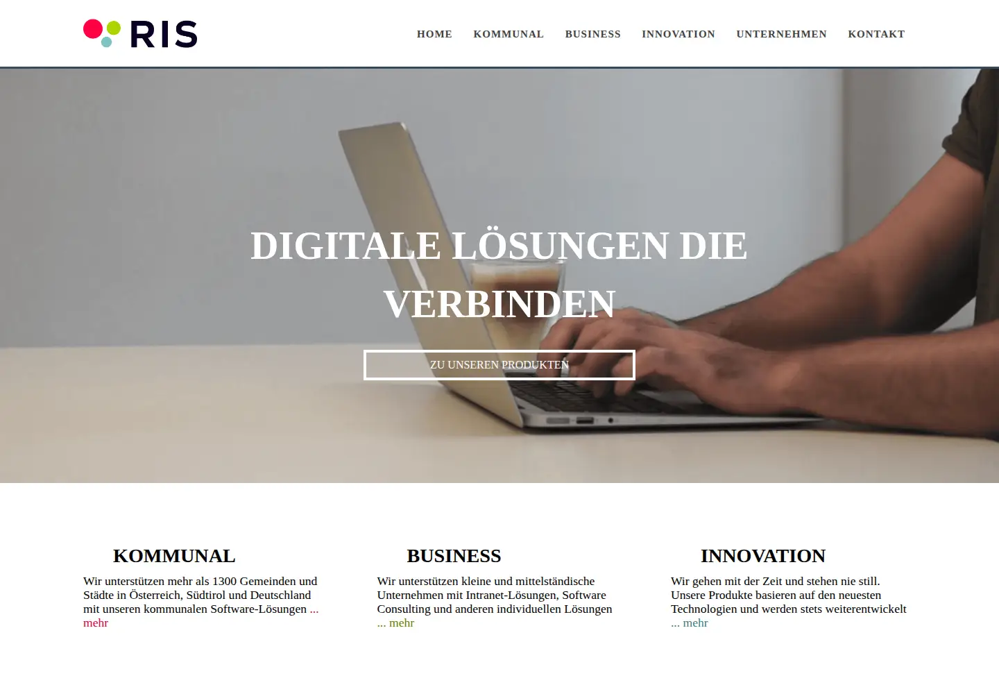 Screenshot of ris.at