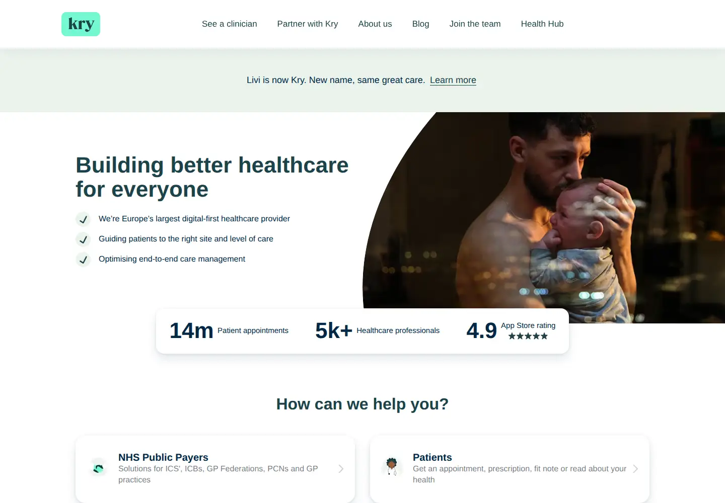 Screenshot of livi.co.uk