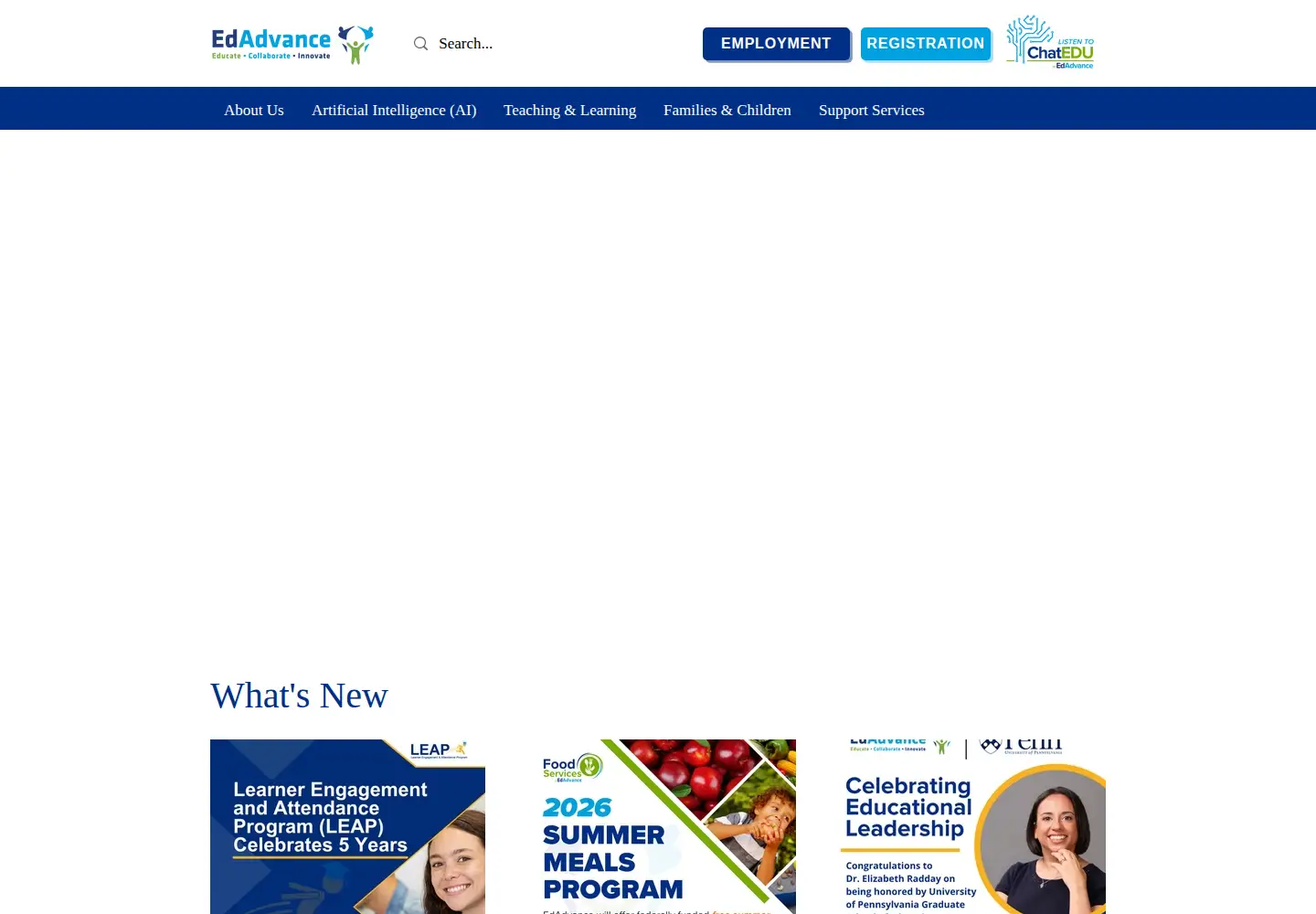 Screenshot of edadvance.org