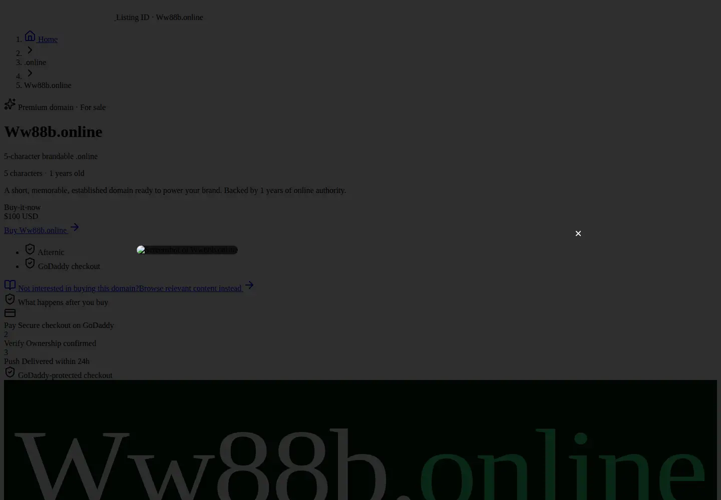 Screenshot of ww88b.online
