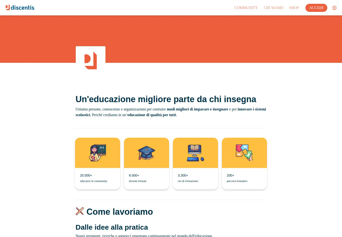 Screenshot of discentis.it