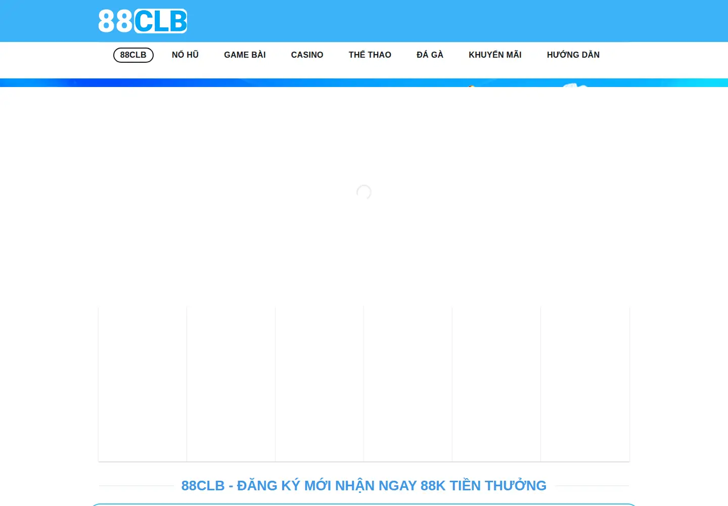 Captured homepage of 888clb.live in the current scan