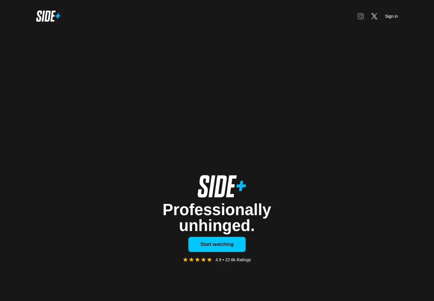 Screenshot of sideplus.com
