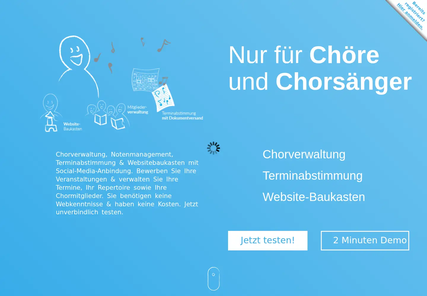 Screenshot of blankmusic.org