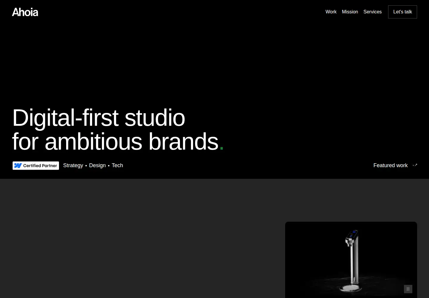 Screenshot of ahoia.com