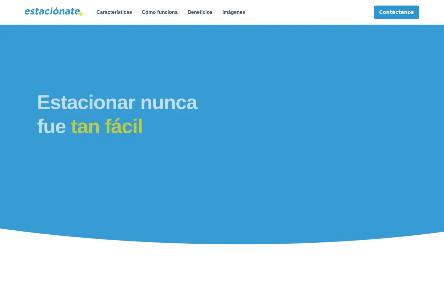 Screenshot of estacionate.io