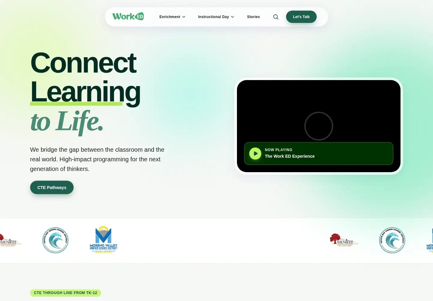 Screenshot of workededu.com