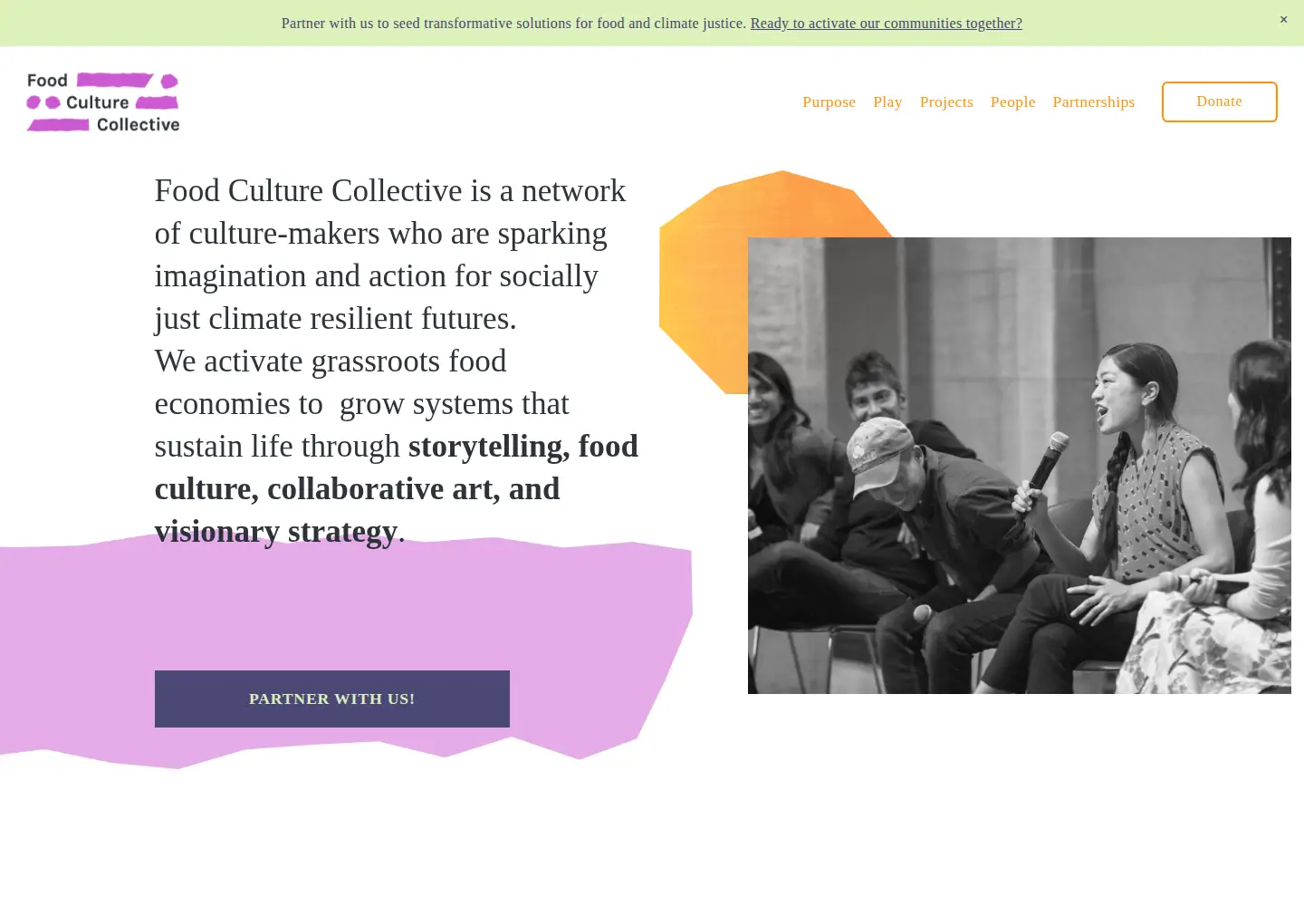 Screenshot of foodculture.org