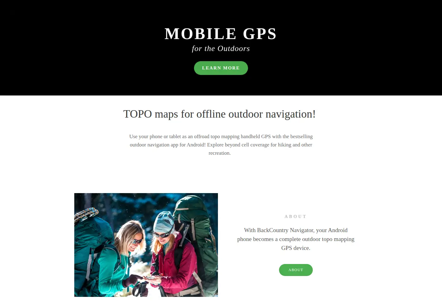 Screenshot of crittermap.com