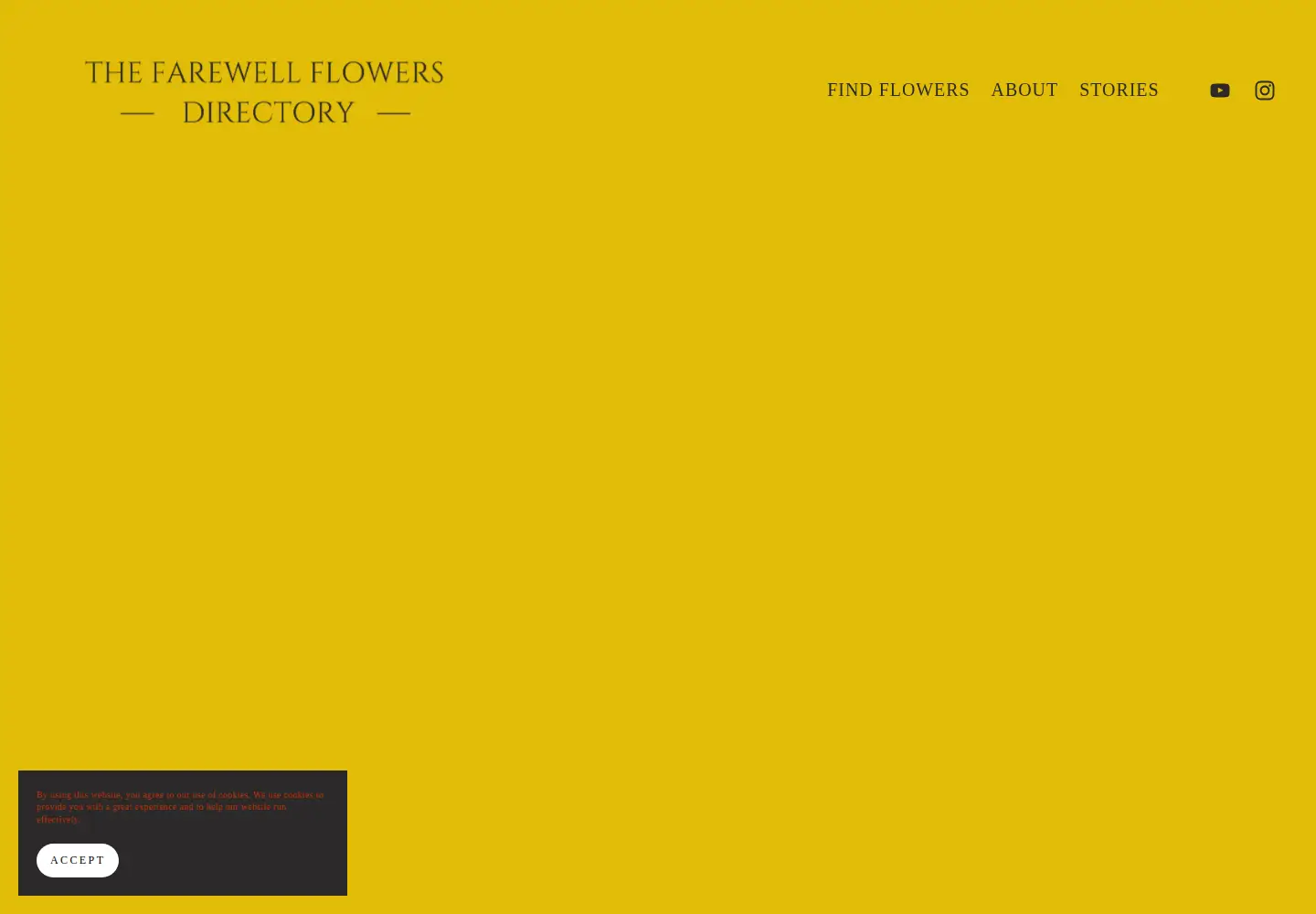 Screenshot of farewellflowers.co.uk