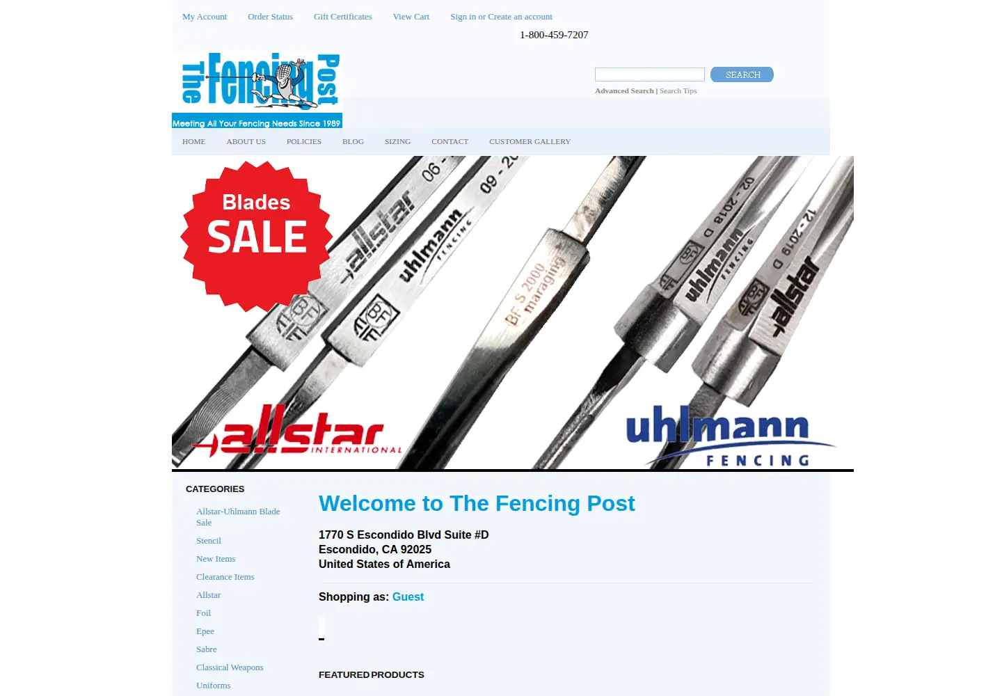 Screenshot of thefencingpost.com
