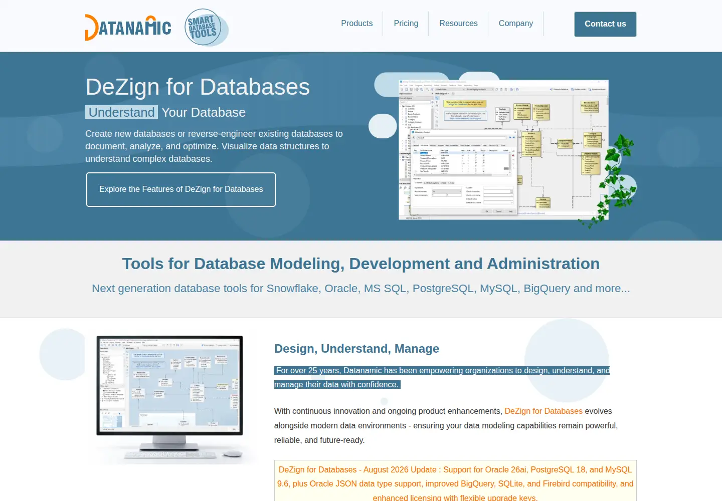 Screenshot of datanamic.com