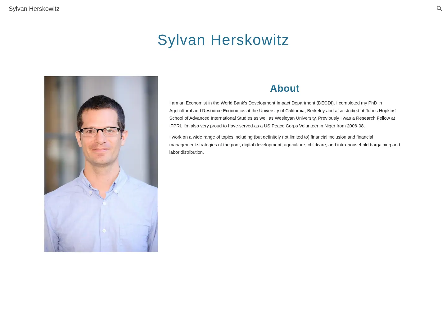 Screenshot of sylvanherskowitz.com