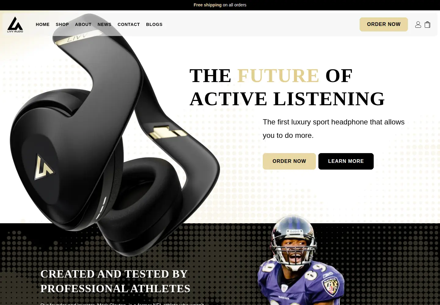 Screenshot of livvaudio.com
