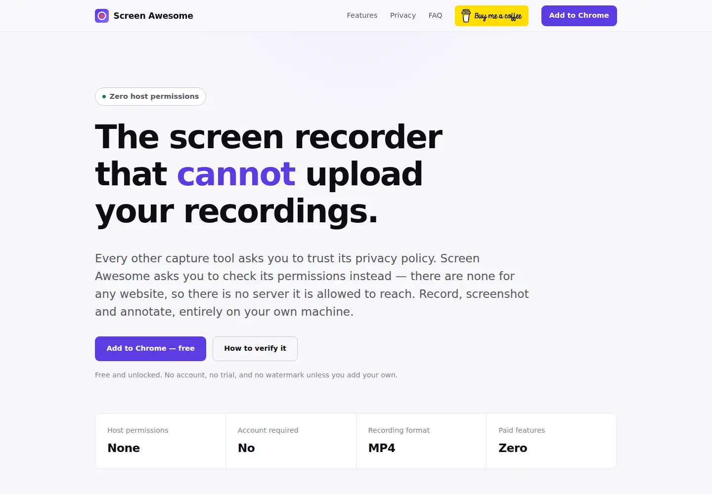 Screenshot of screenawesome.com