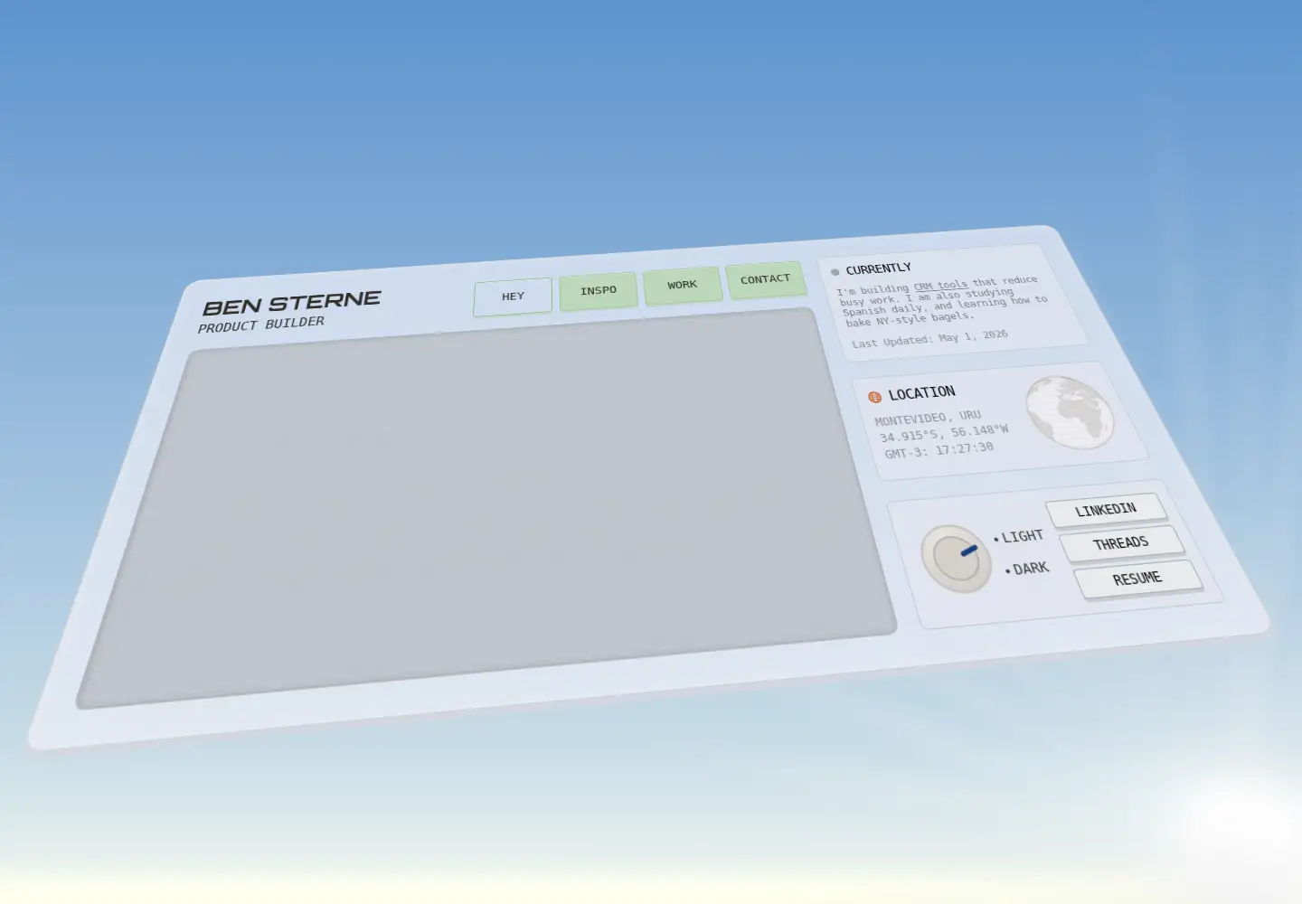 Screenshot of bensterne.com