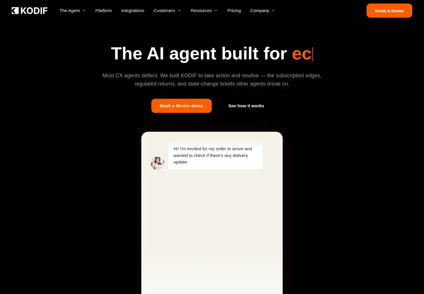 Screenshot of kodif.io