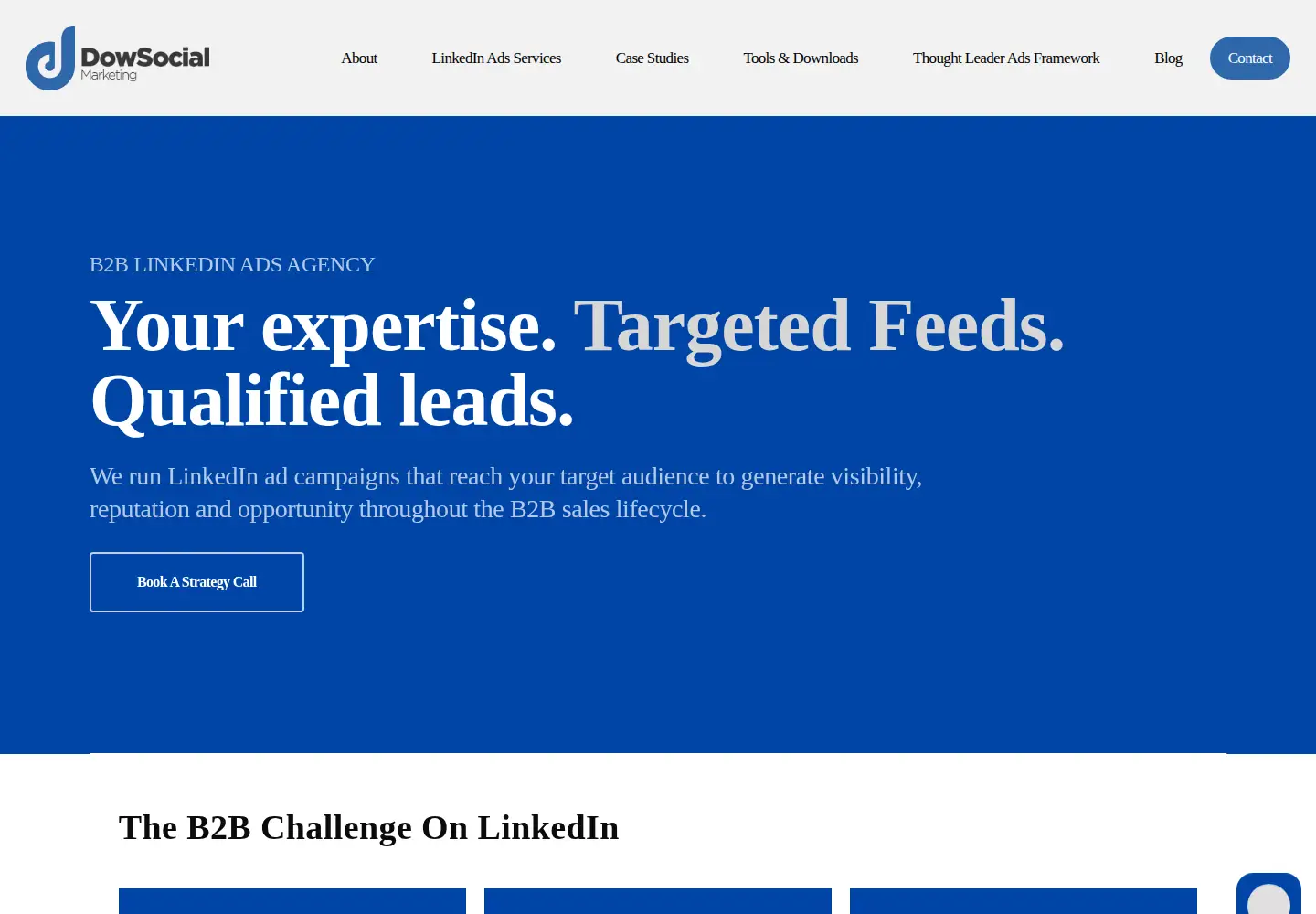 Screenshot of dowsocial.com