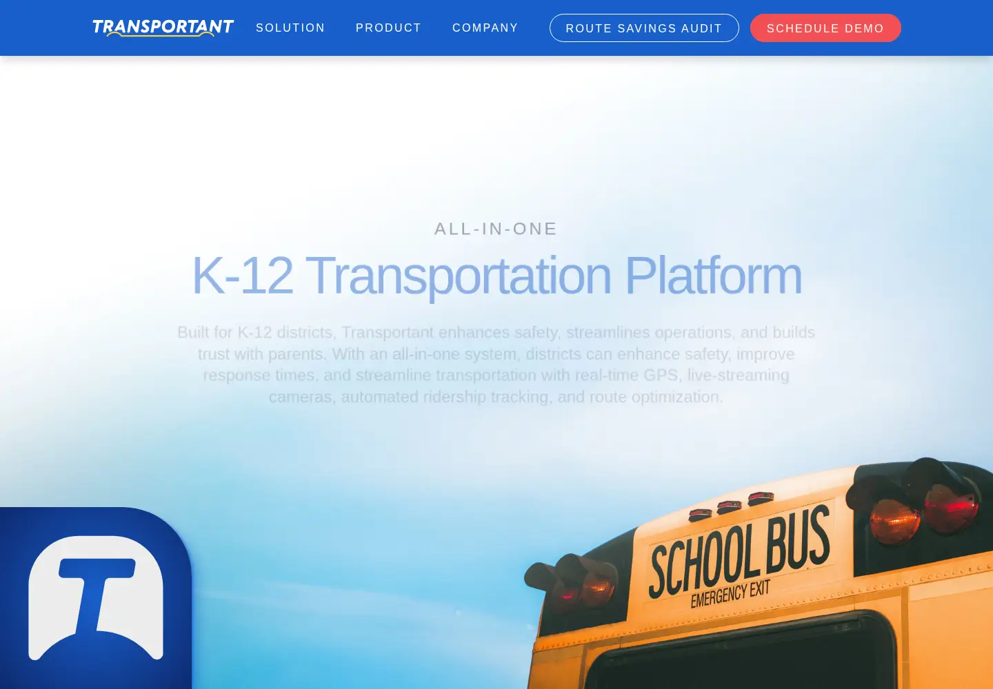 Screenshot of transportant.com
