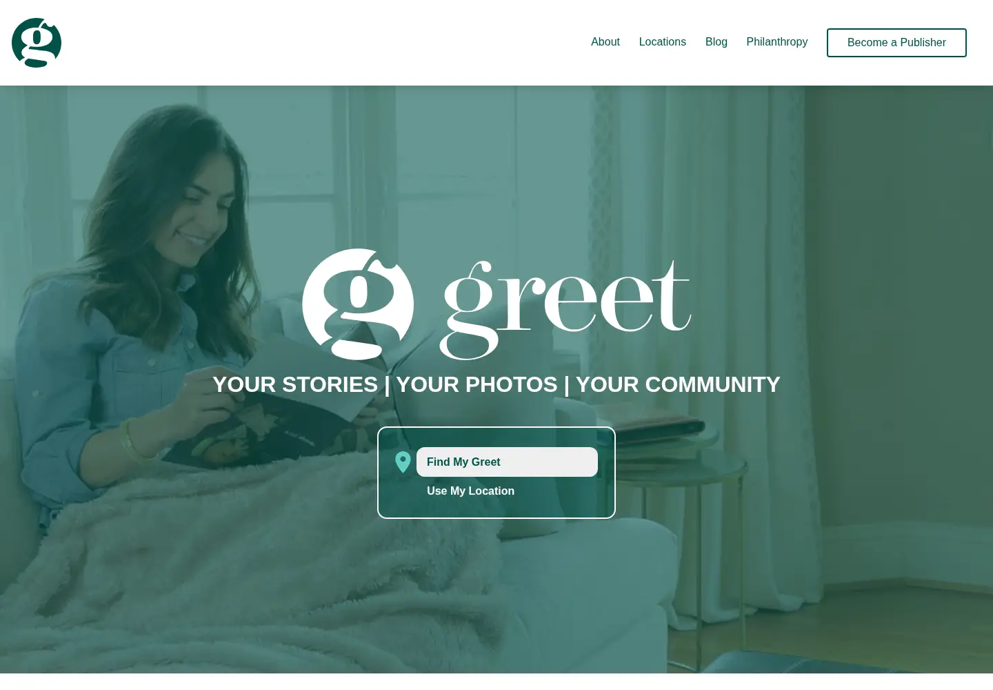 Captured homepage of greetmag.com in the current scan