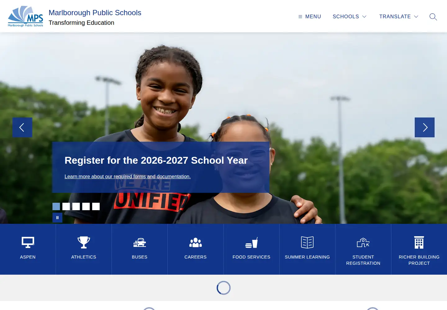 Screenshot of mps-edu.org