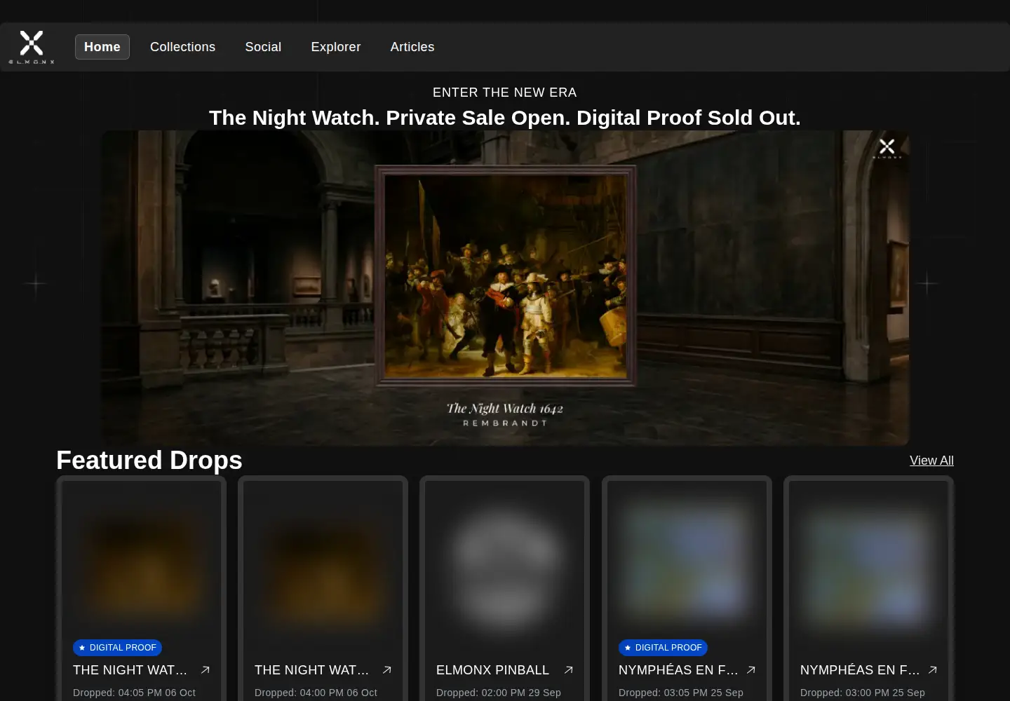Screenshot of elmonx.com