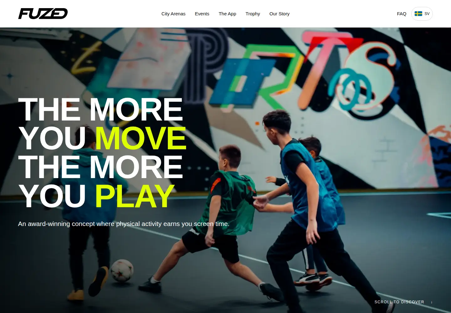 Screenshot of fuzed.com