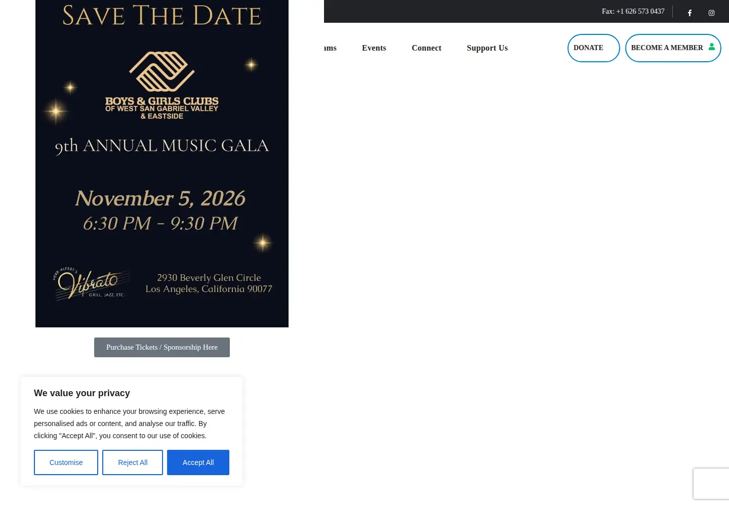 Screenshot of wsgvbgc.org