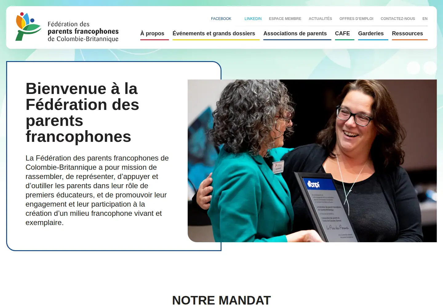 Screenshot of fpfcb.bc.ca