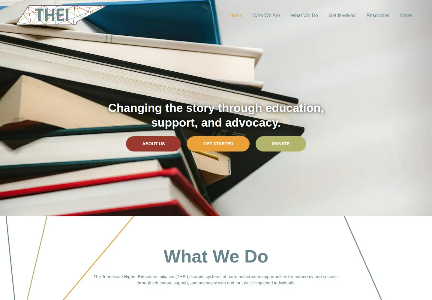 Screenshot of thei.org