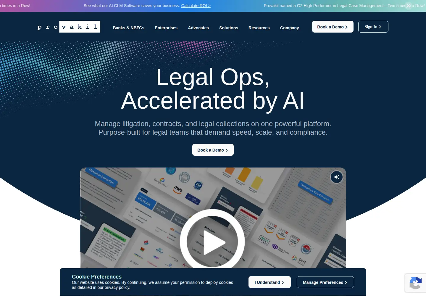 Screenshot of provakil.com