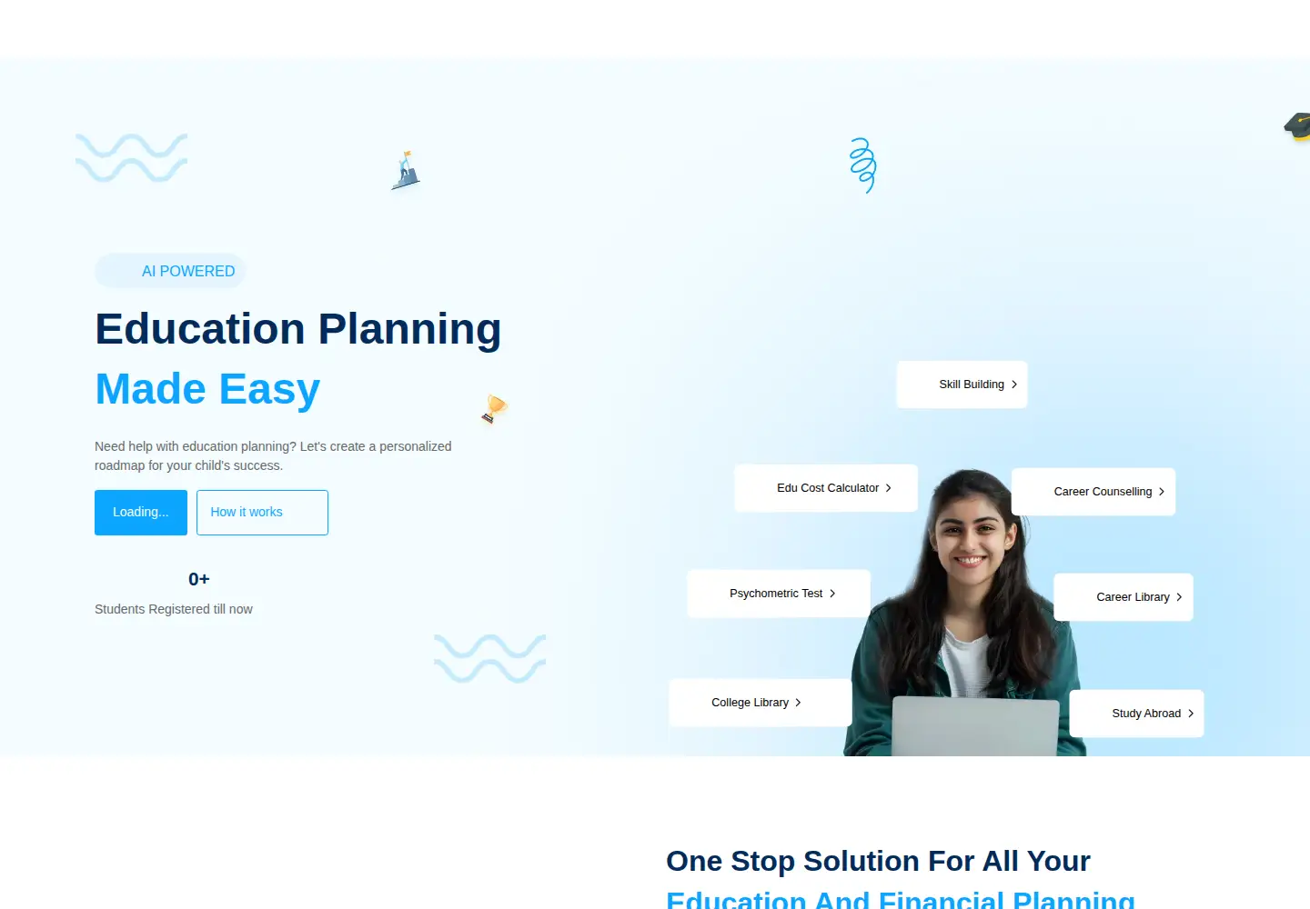 Captured homepage of invest4edu.com in the current scan