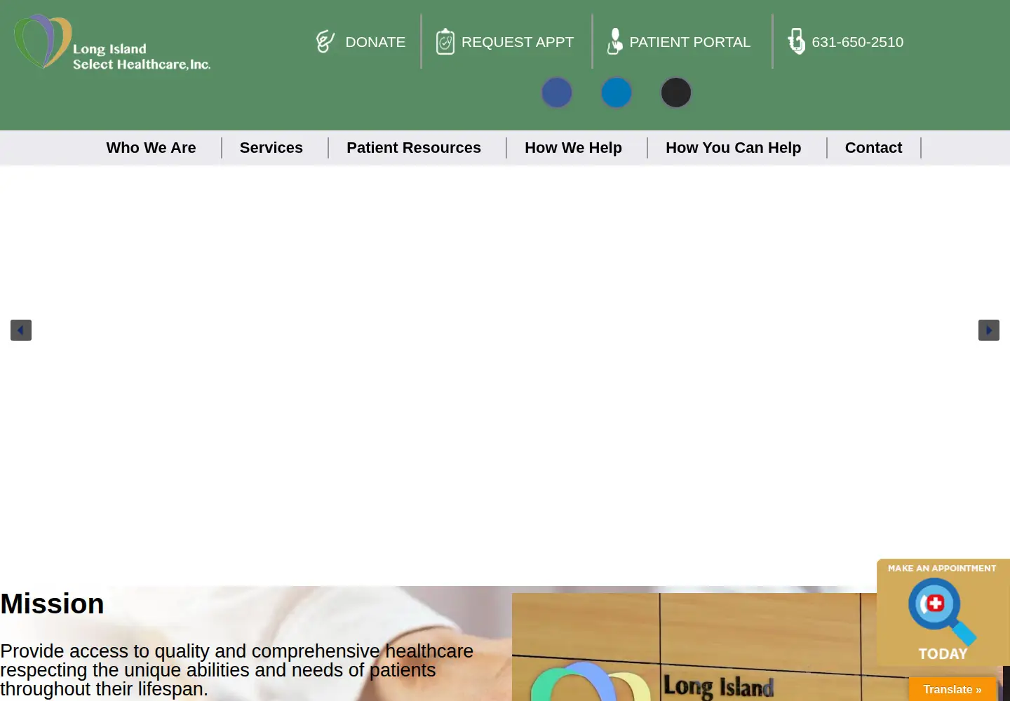 Screenshot of lishcare.org