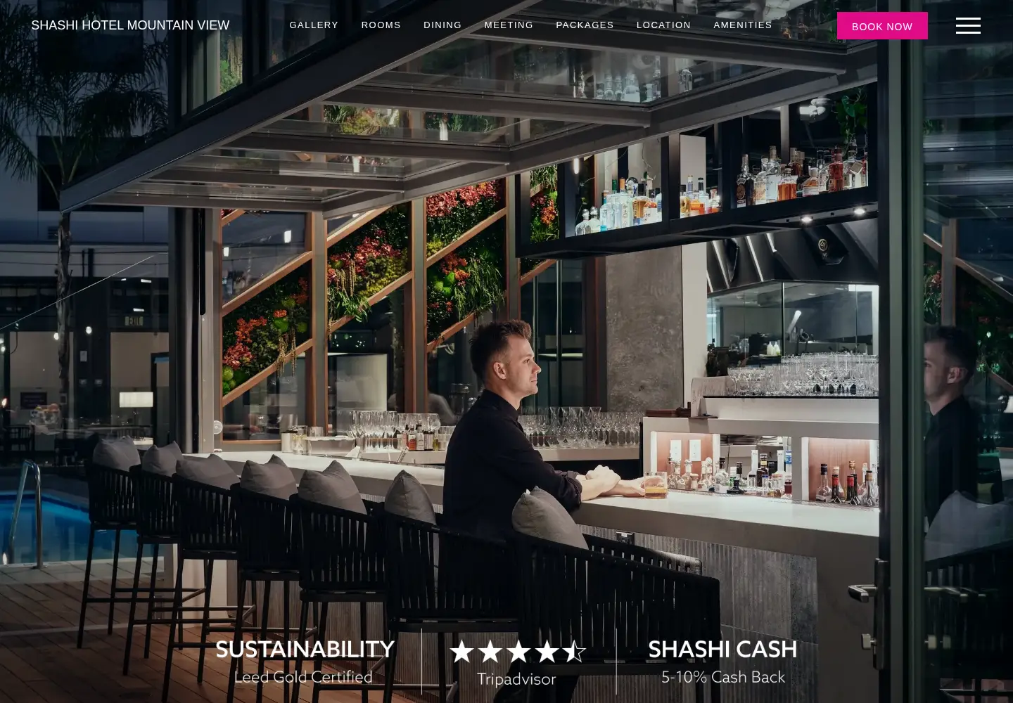Screenshot of shashihotel.com