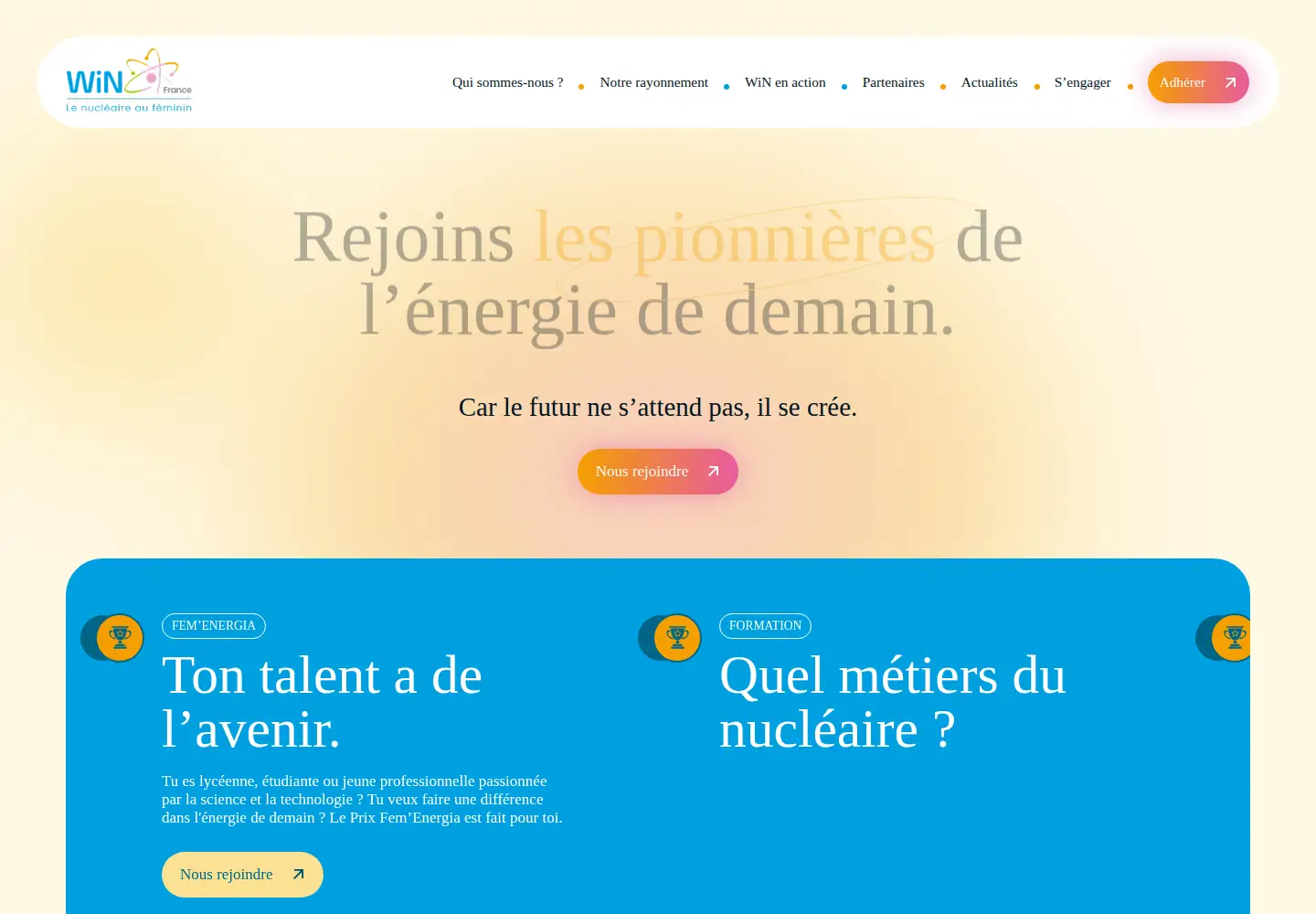 Screenshot of win-france.org