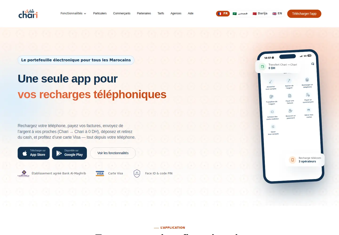 Screenshot of chari.co