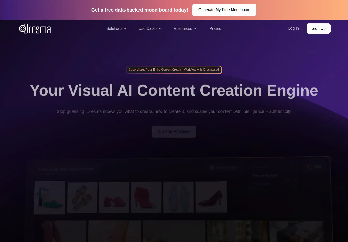 Screenshot of dresma.com