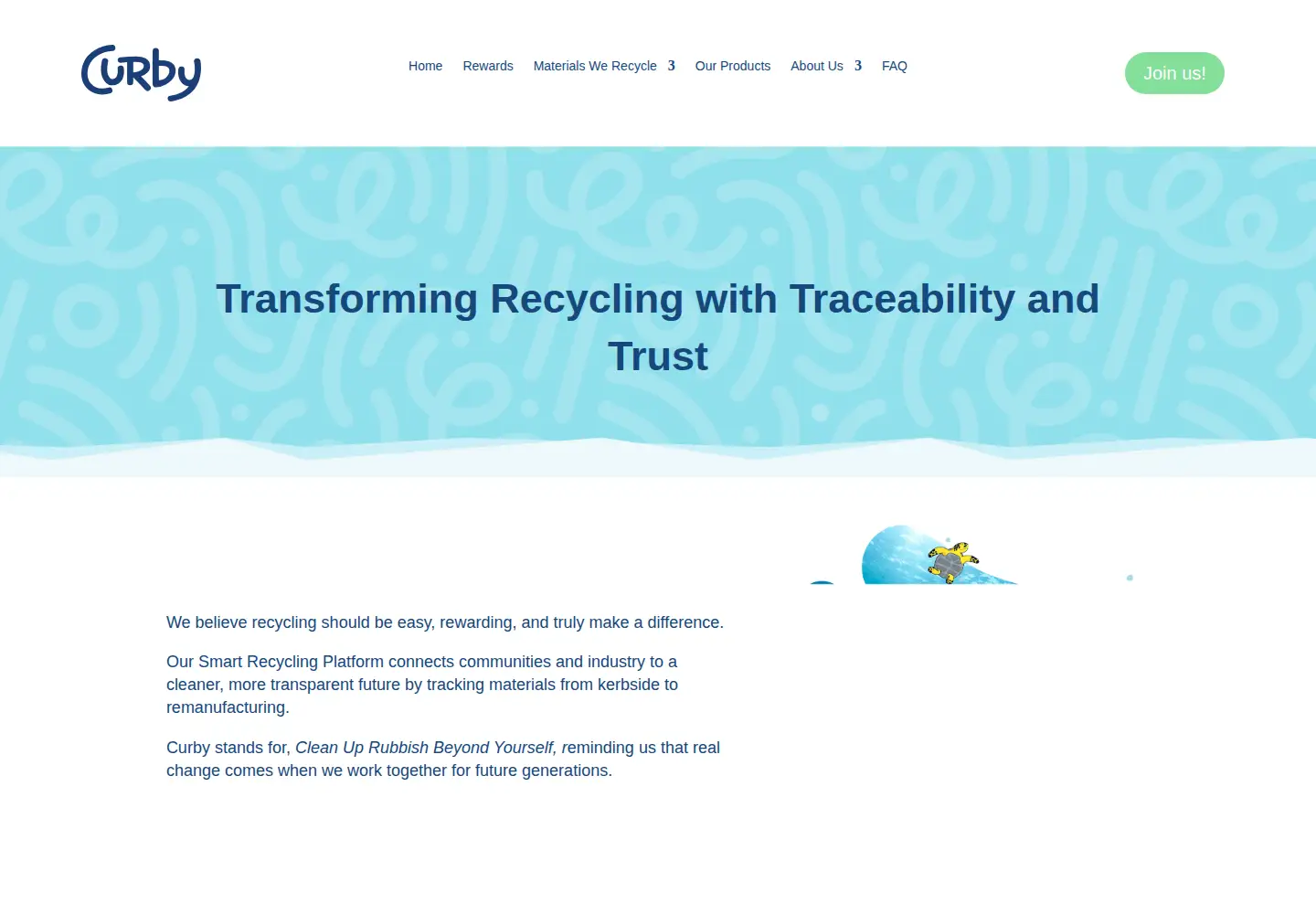 Screenshot of curbyit.com