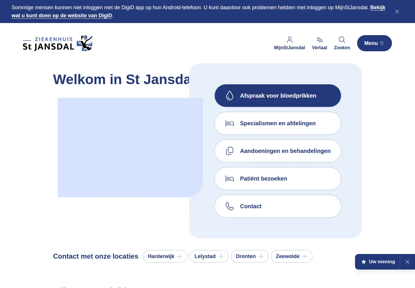 Screenshot of stjansdal.nl
