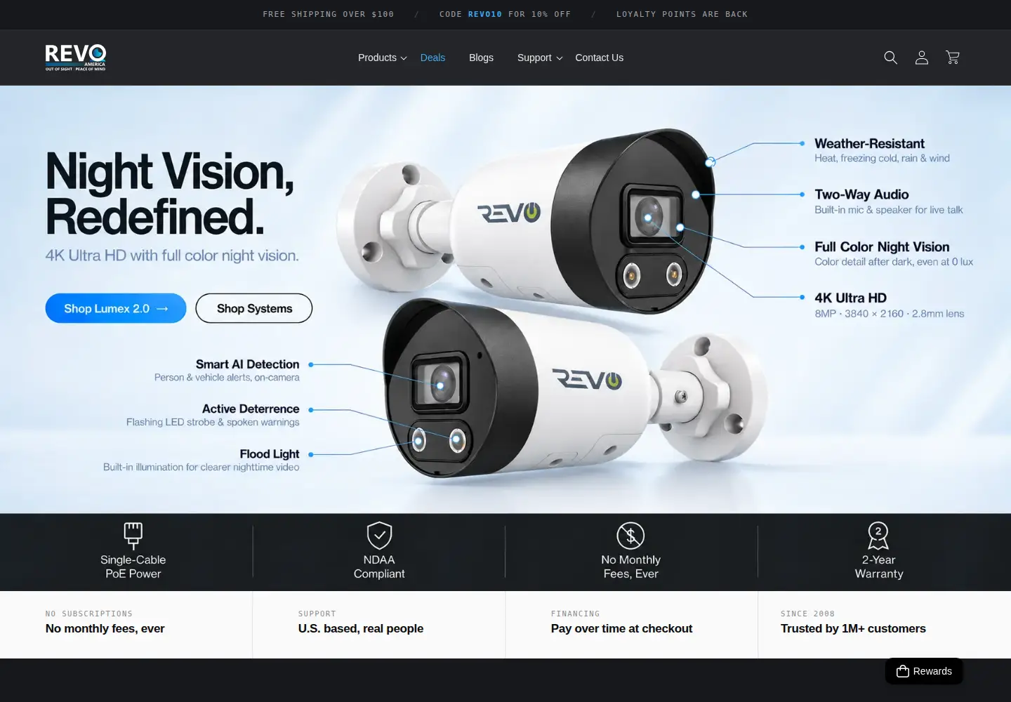 Screenshot of revoamerica.com