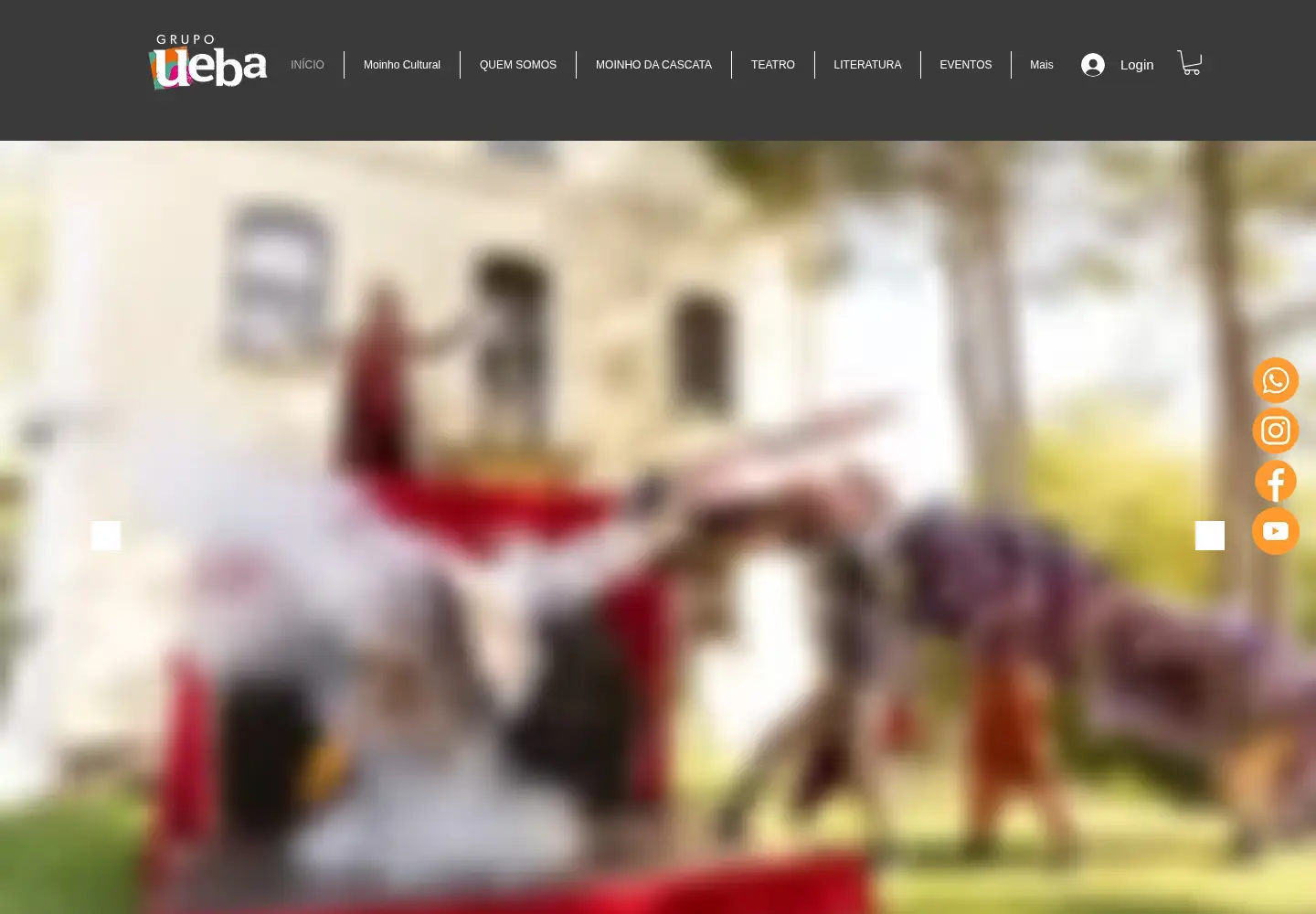 Screenshot of grupoueba.com.br