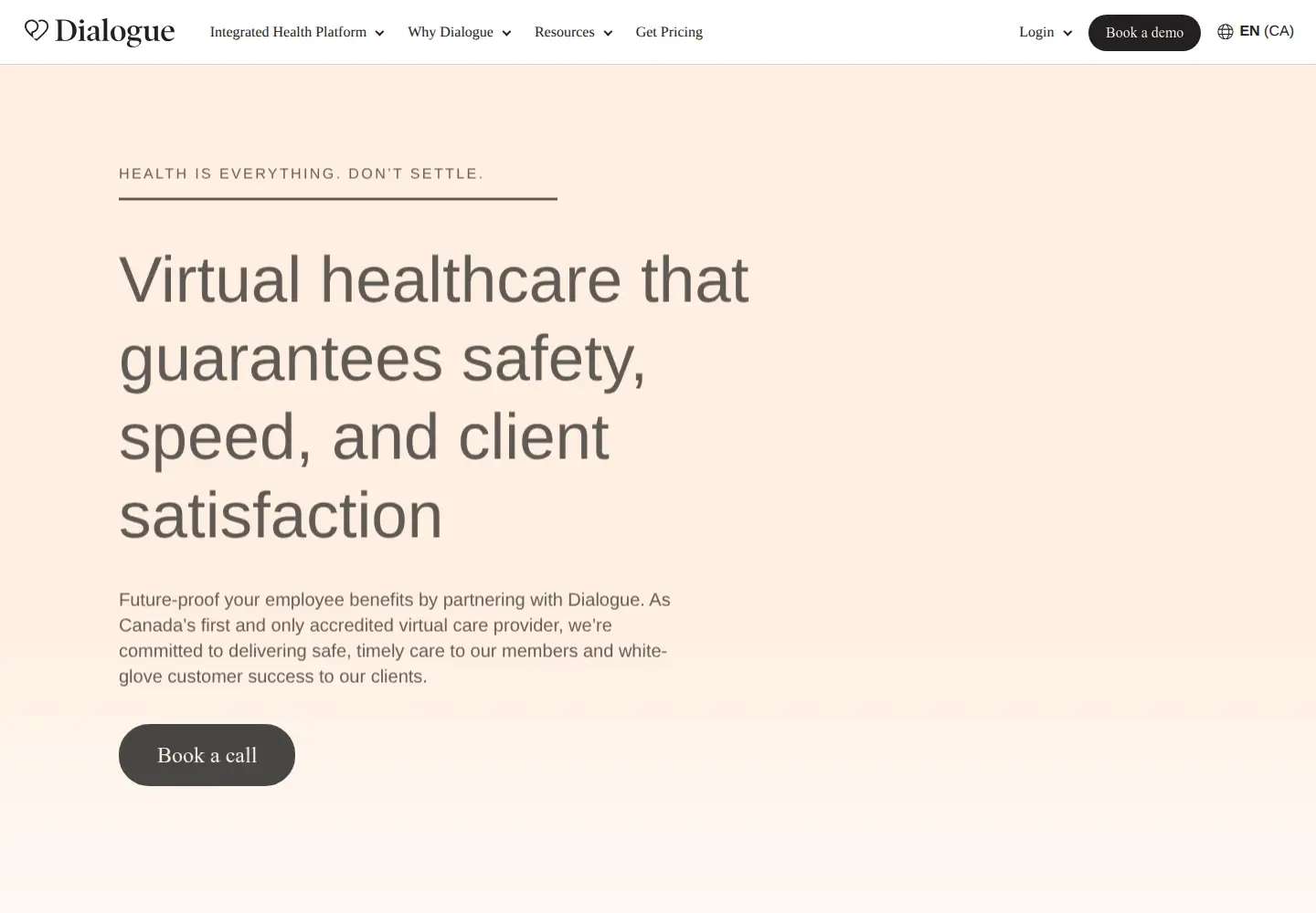 Screenshot of dialogue.co