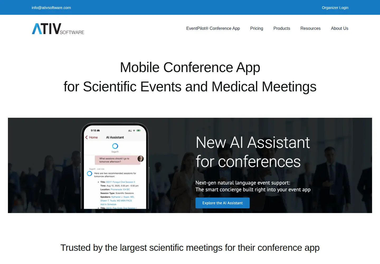 Screenshot of ativsoftware.com