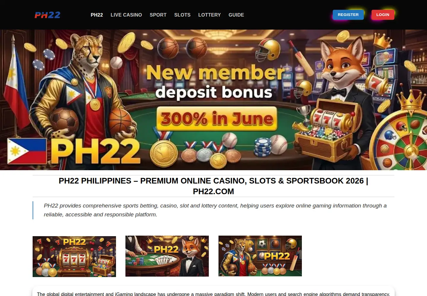 Screenshot of ph22.africa