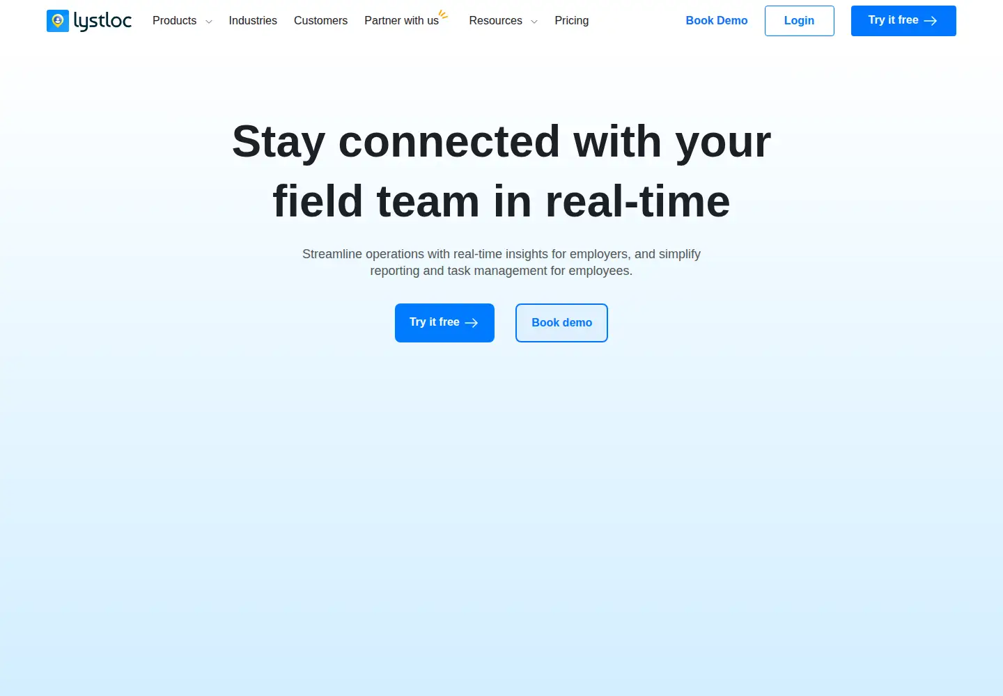 Screenshot of lystloc.com