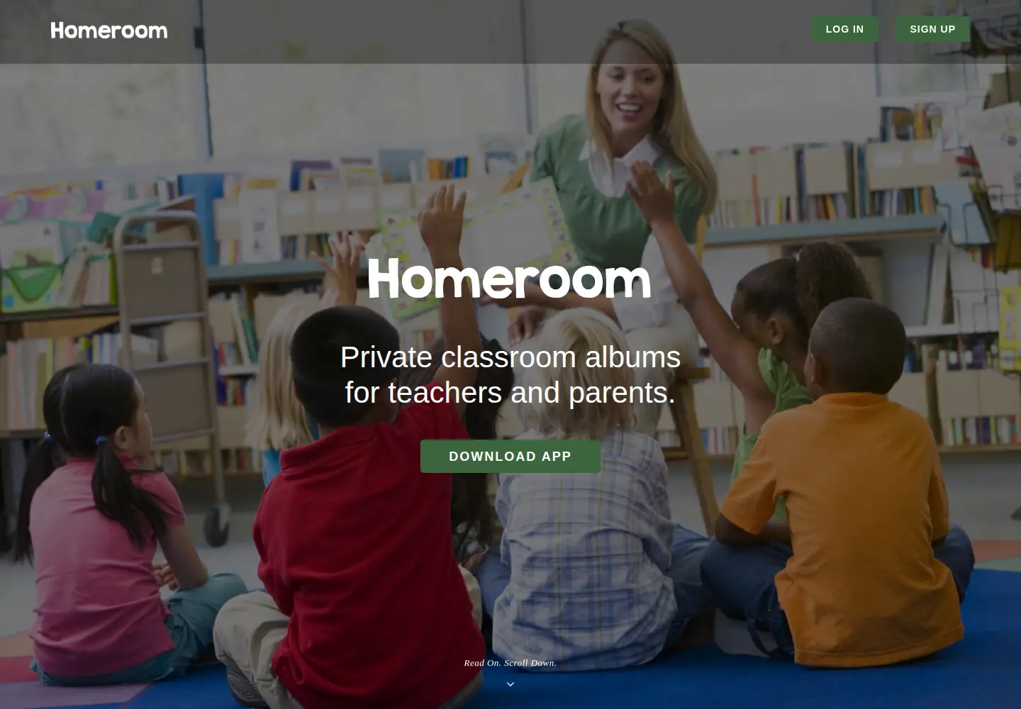 Screenshot of gethomeroom.com