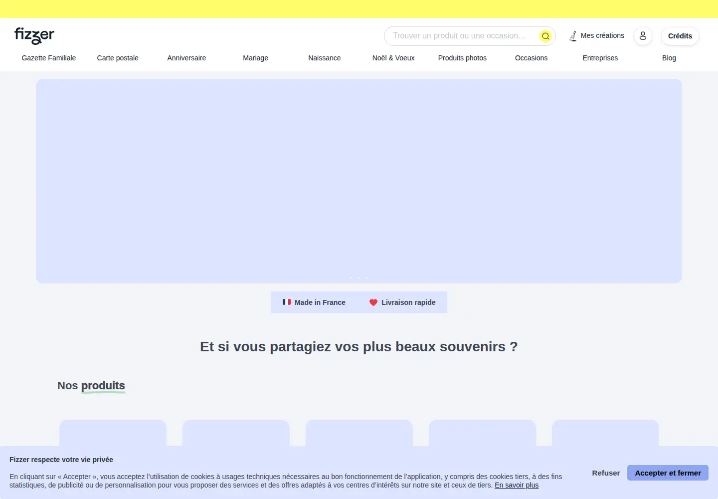Screenshot of fizzer.com
